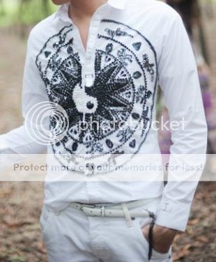 Sơ Mi Thiết Kế Đính Đá , Pha Lê Phá Cách - 20