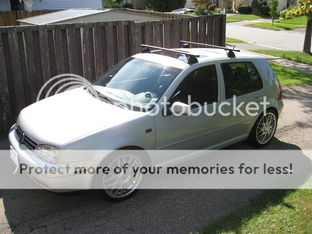 FS Brand New ProRack PBar Black Roof Rack (4DR Mk4 Golf/Jetta)