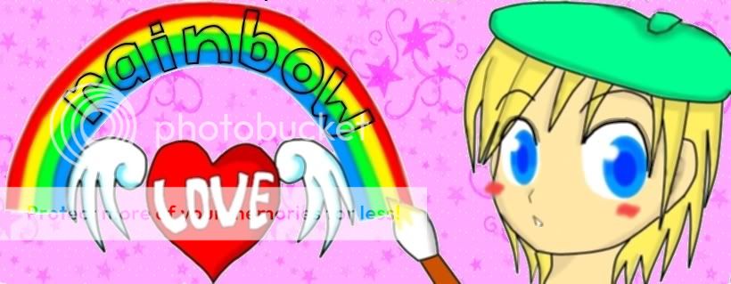 rainbow love banner